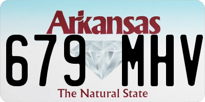 AR license plate 679MHV