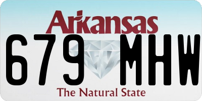 AR license plate 679MHW