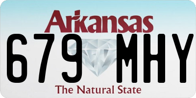 AR license plate 679MHY