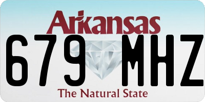 AR license plate 679MHZ