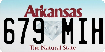 AR license plate 679MIH