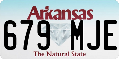 AR license plate 679MJE
