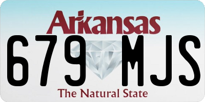 AR license plate 679MJS