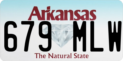 AR license plate 679MLW