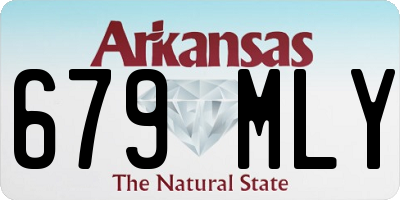 AR license plate 679MLY