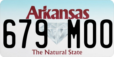 AR license plate 679MOO