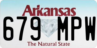 AR license plate 679MPW