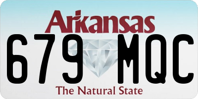 AR license plate 679MQC
