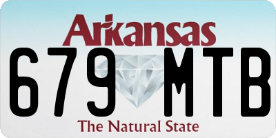 AR license plate 679MTB