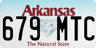 AR license plate 679MTC