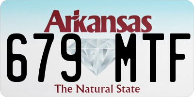 AR license plate 679MTF