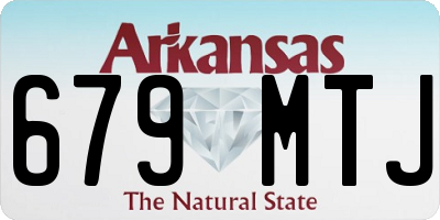 AR license plate 679MTJ
