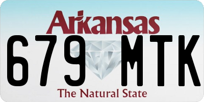 AR license plate 679MTK