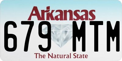 AR license plate 679MTM