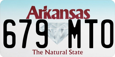 AR license plate 679MTO