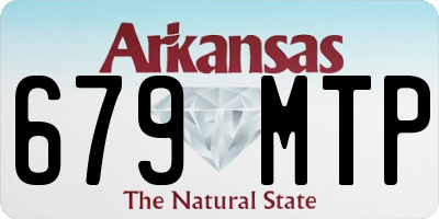 AR license plate 679MTP