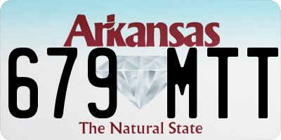 AR license plate 679MTT