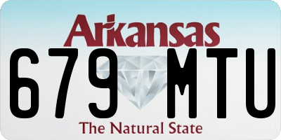 AR license plate 679MTU