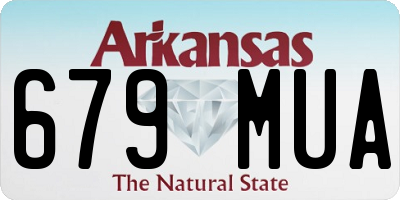 AR license plate 679MUA