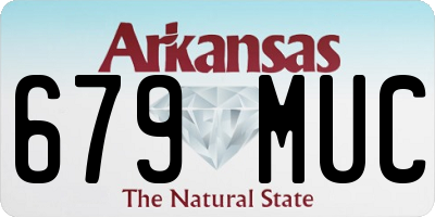AR license plate 679MUC