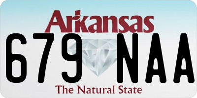 AR license plate 679NAA