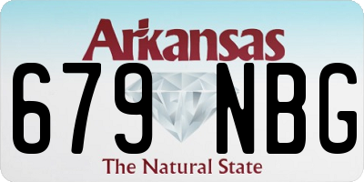 AR license plate 679NBG