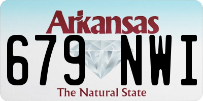 AR license plate 679NWI