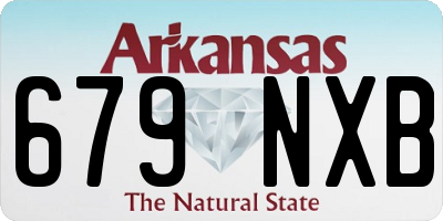 AR license plate 679NXB