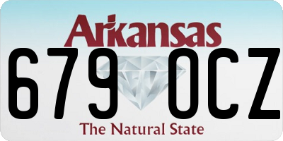 AR license plate 679OCZ
