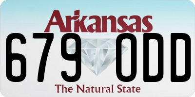 AR license plate 679ODD