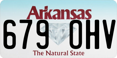 AR license plate 679OHV