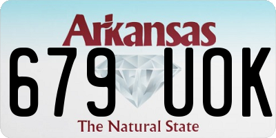 AR license plate 679UOK