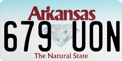 AR license plate 679UON
