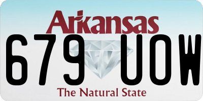 AR license plate 679UOW
