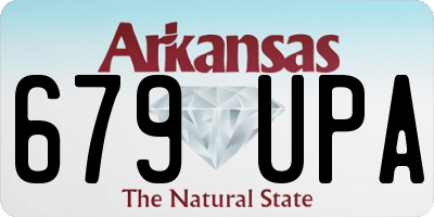 AR license plate 679UPA