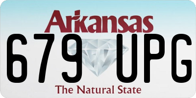 AR license plate 679UPG