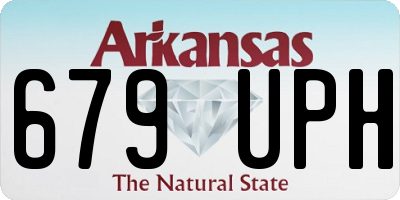 AR license plate 679UPH