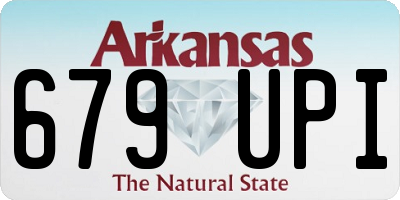 AR license plate 679UPI