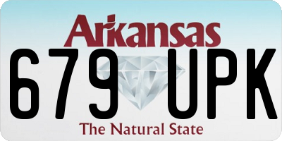 AR license plate 679UPK