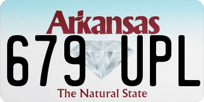 AR license plate 679UPL