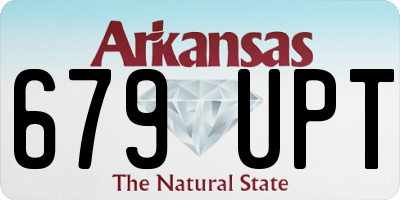 AR license plate 679UPT