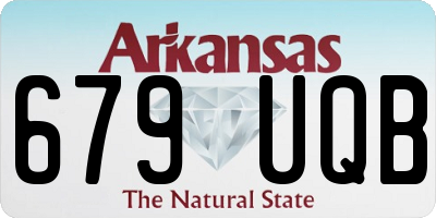 AR license plate 679UQB