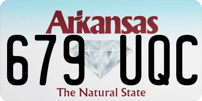 AR license plate 679UQC
