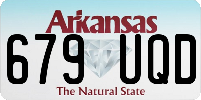 AR license plate 679UQD