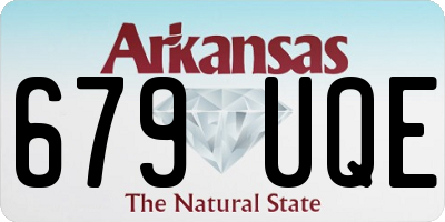AR license plate 679UQE