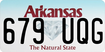 AR license plate 679UQG