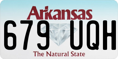 AR license plate 679UQH