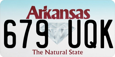 AR license plate 679UQK