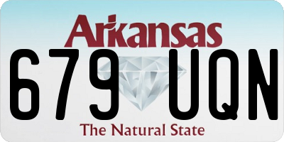 AR license plate 679UQN