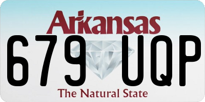 AR license plate 679UQP